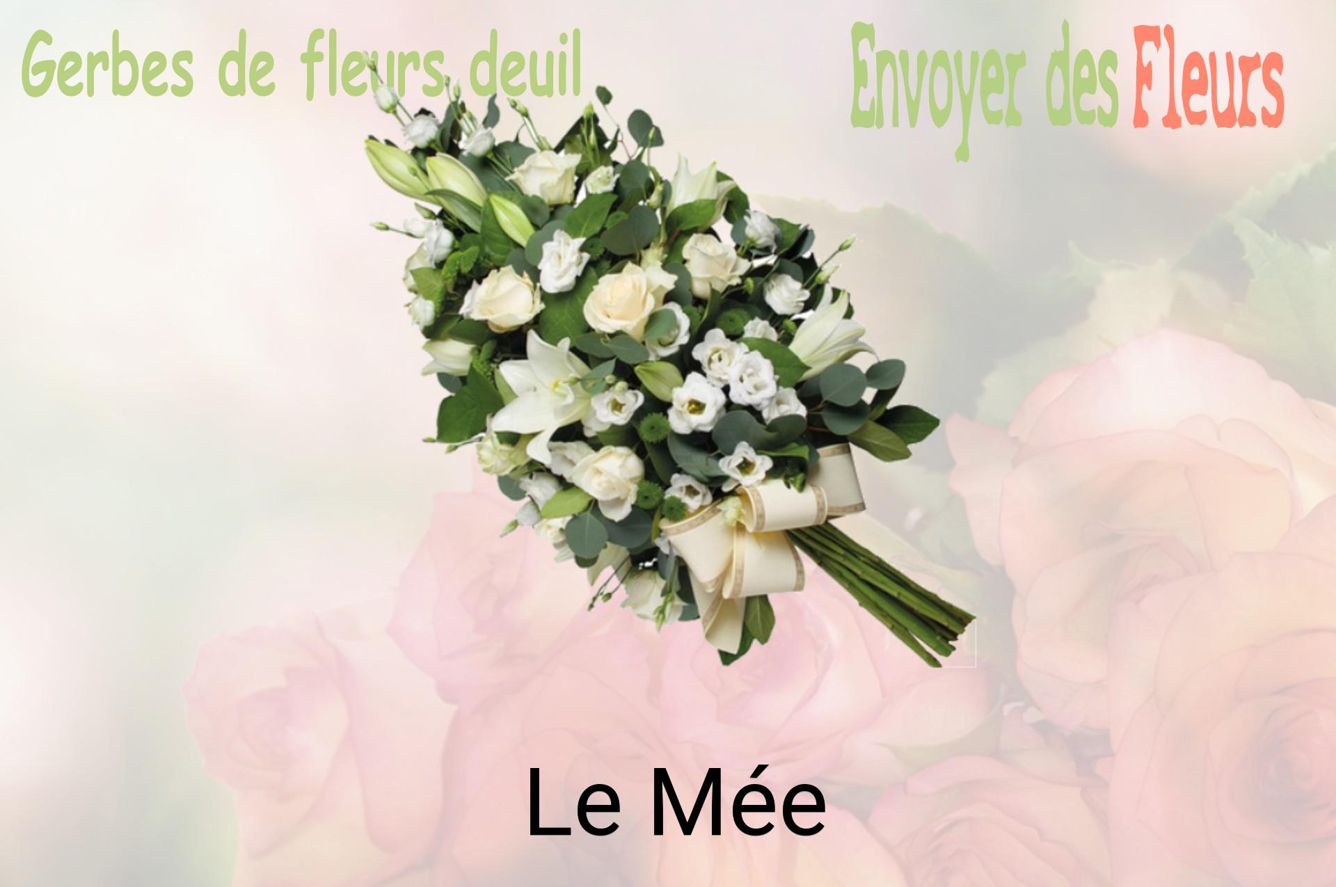 Gerbe de fleurs de deuil livrée à Le Mée